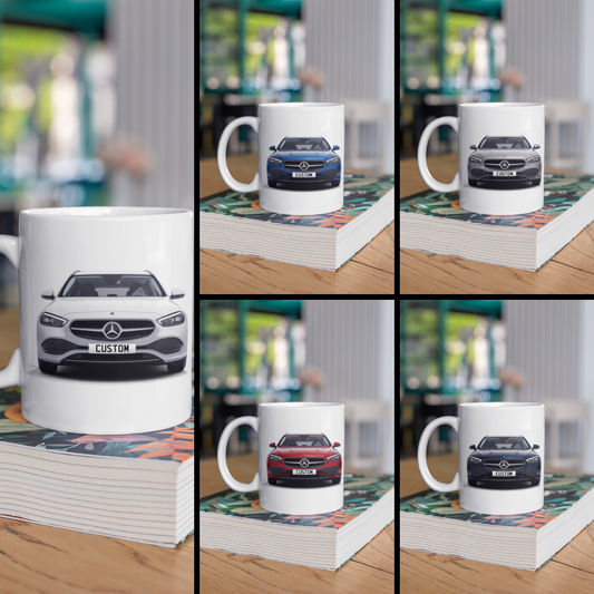 Personalised Mercedes C Class C200 Sport Estate Mug