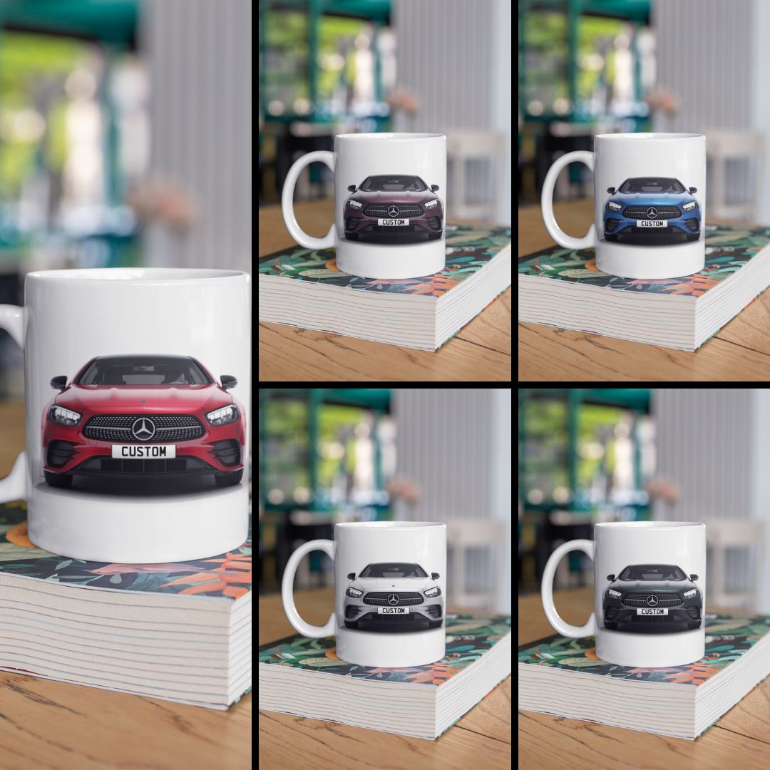 Personalised Mercedes E Class E300d 4MATIC AMG Coupe Mug