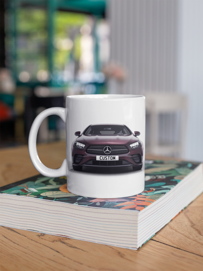 Personalised Mercedes E Class E300 AMG Coupe Mug