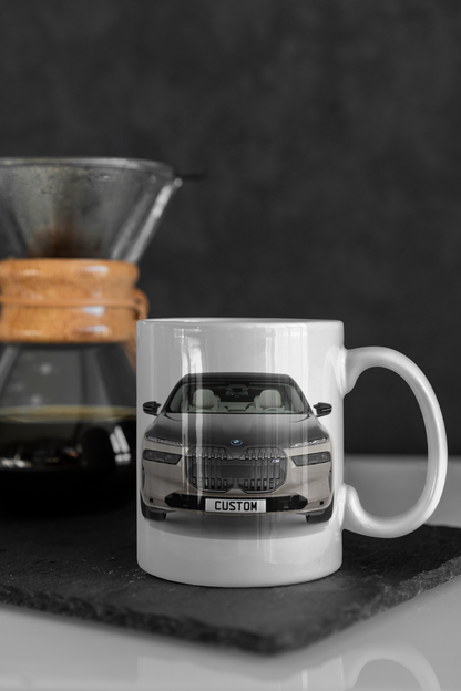 Personalised BMW M760e xDrive Two Tone Mug