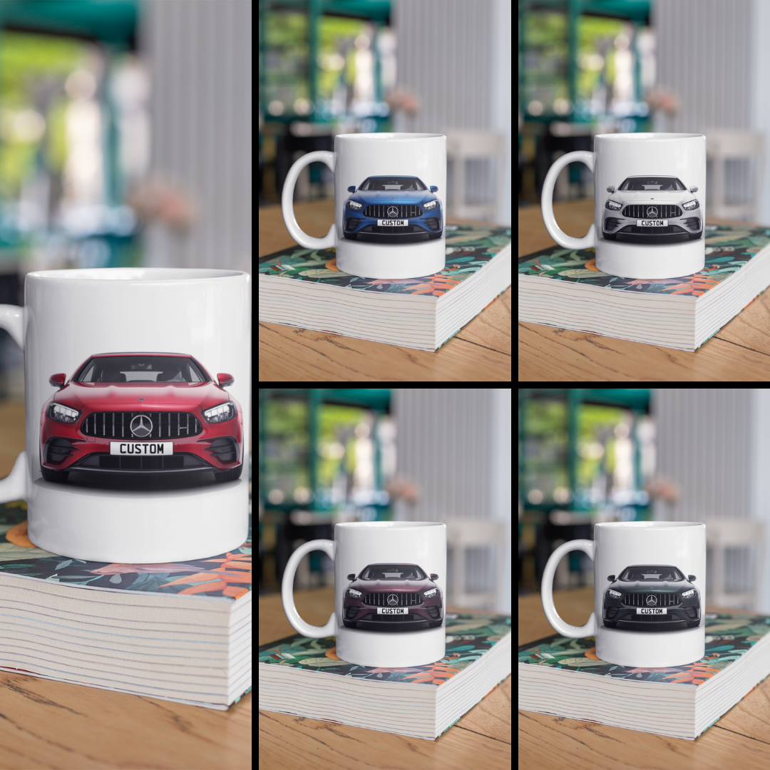 Personalised Mercedes E Class Cabriolet E53 AMG Mug