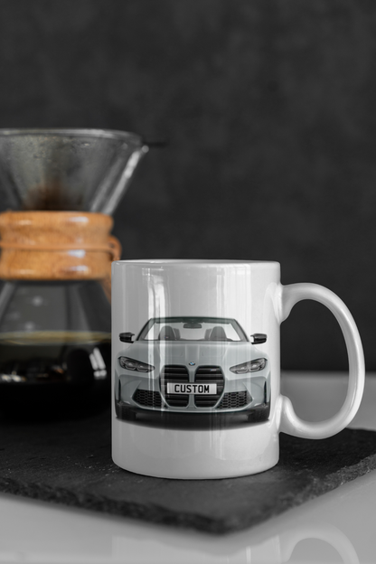 Personalised BMW M4 Competition Convertible M Model Mug