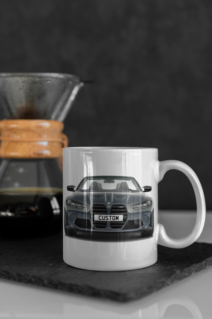 Personalised BMW M4 Competition Convertible M Model Mug