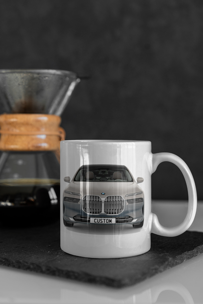 Personalised BMW 750e xDrive Two Tone Mug