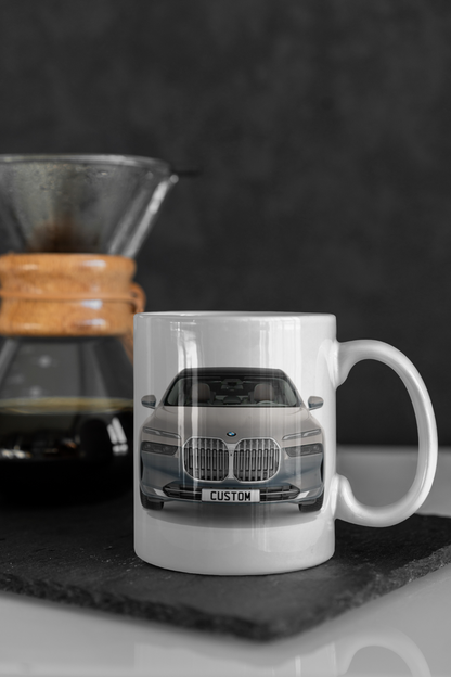 Personalised BMW 750e xDrive Excellence Merino Mug