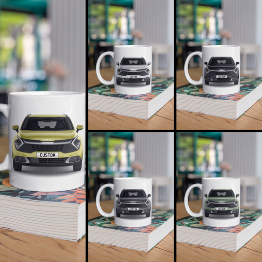 Personalised Kia Sportage 3 Hybrid Mug