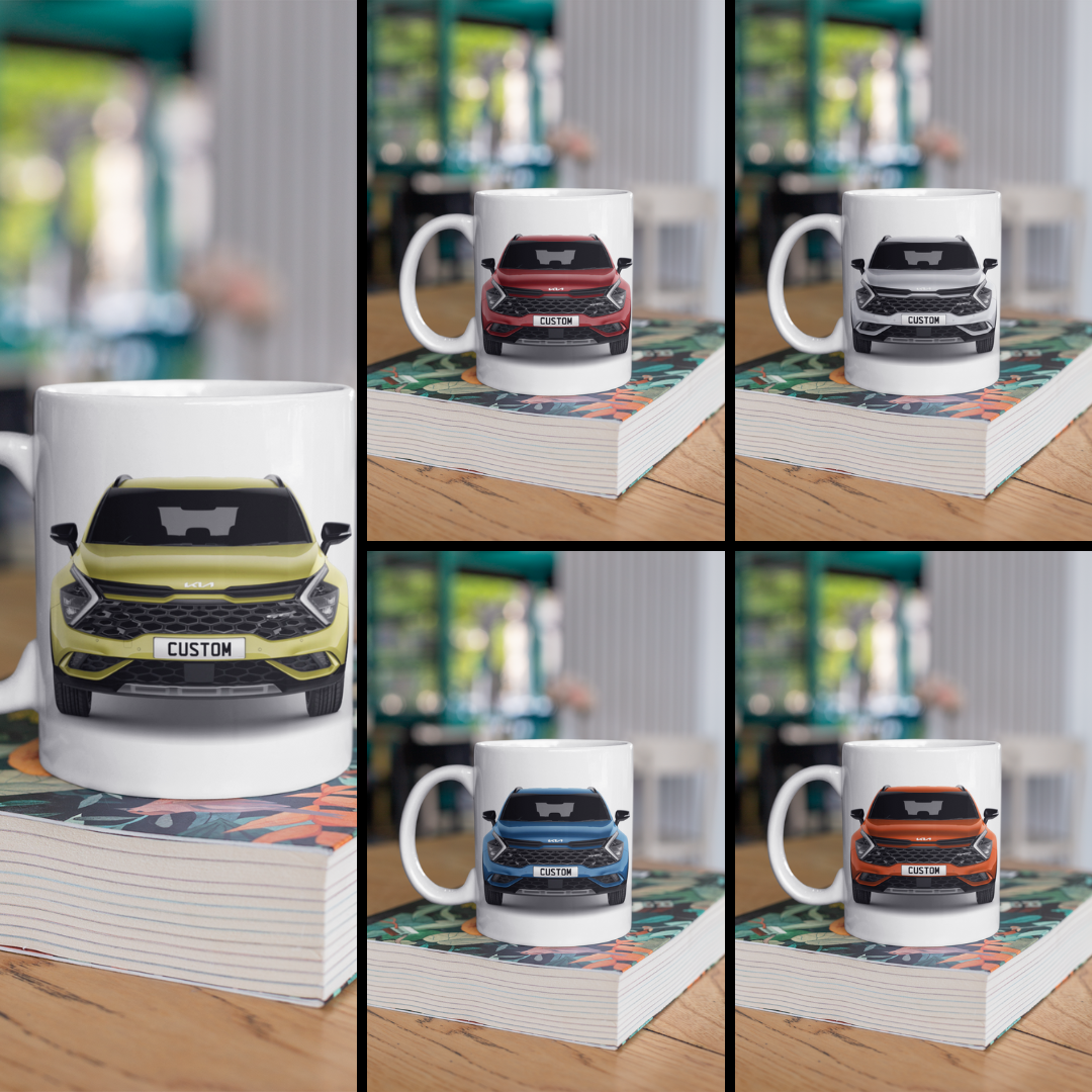 Personalised Kia Sportage GT Mug