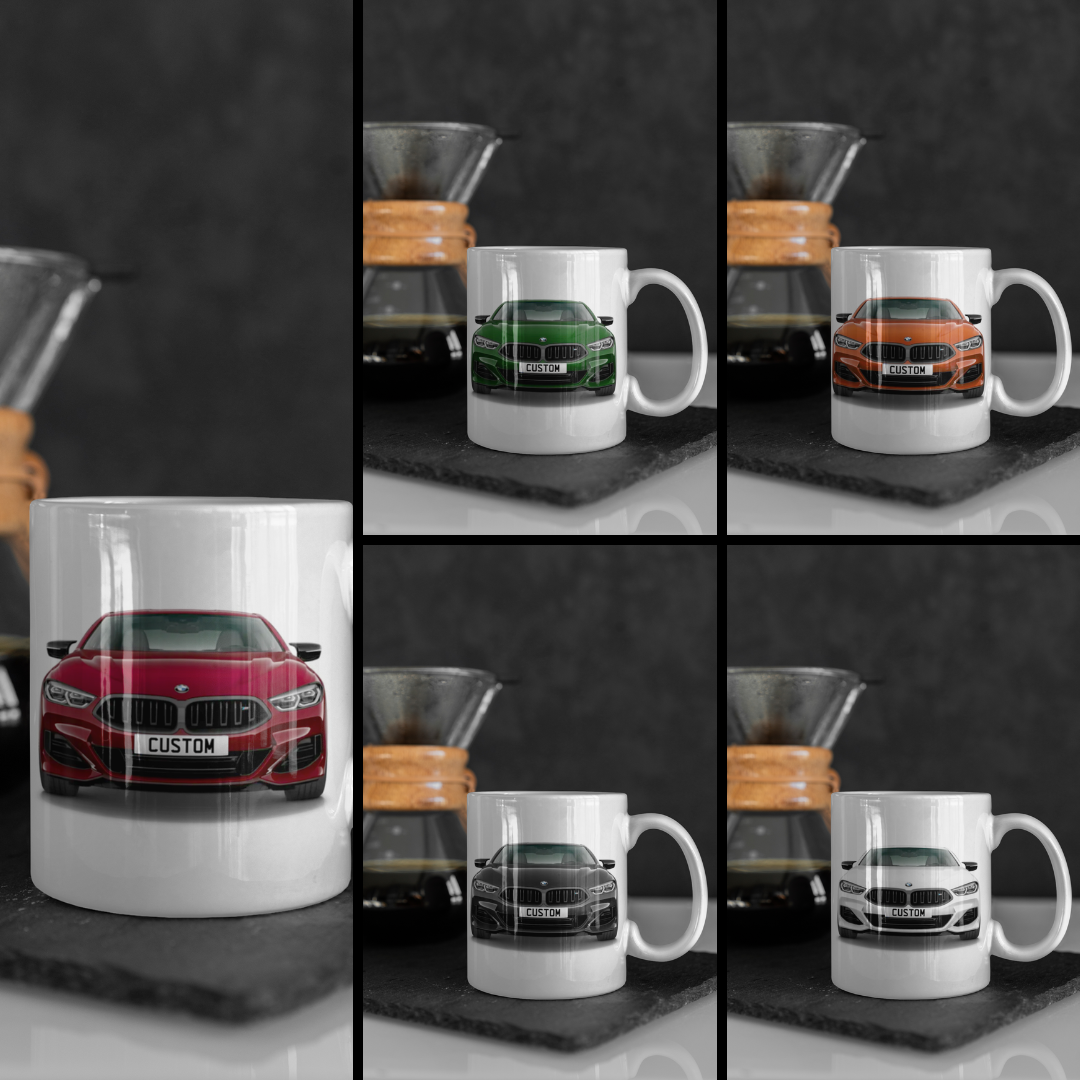 Personalised BMW 8 Series Coupe M Model Mug