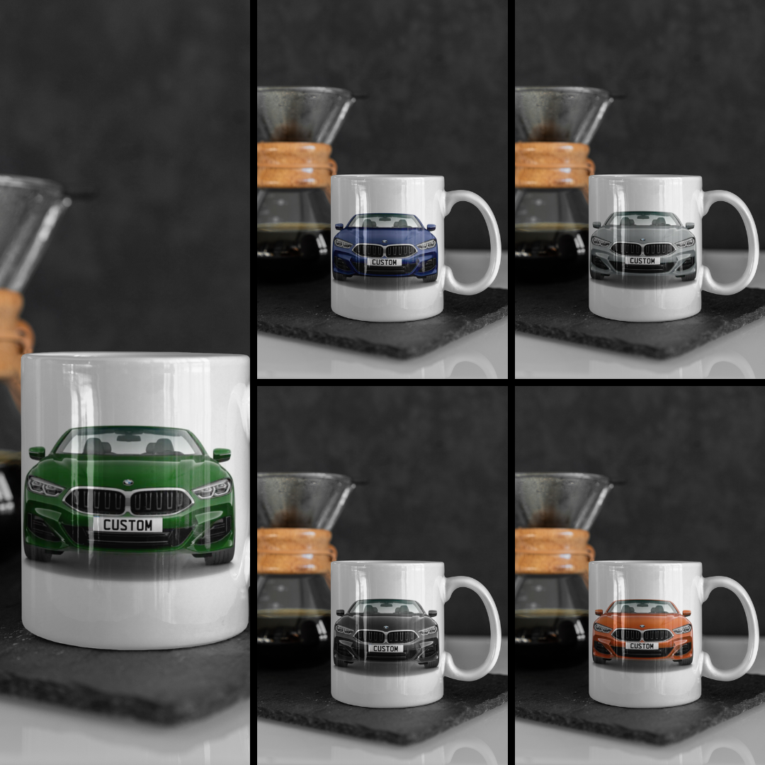 Personalised BMW 8 Series Convertible M Sport Mug