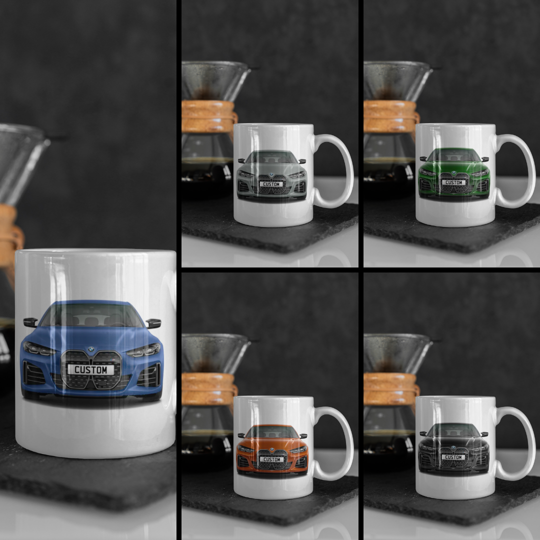 Personalised BMW i4 M Model Mug