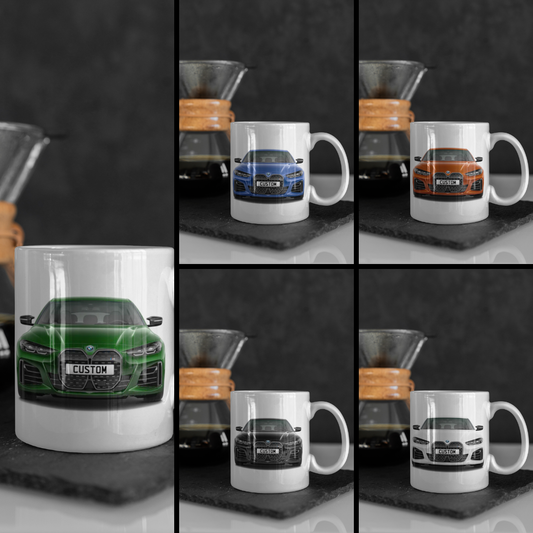 Personalised BMW i4 M50 M Model Mug