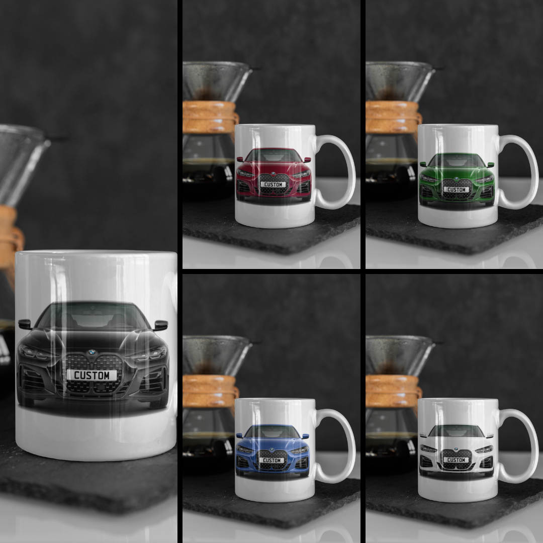 Personalised BMW 4 Series Coupe M Model Mug