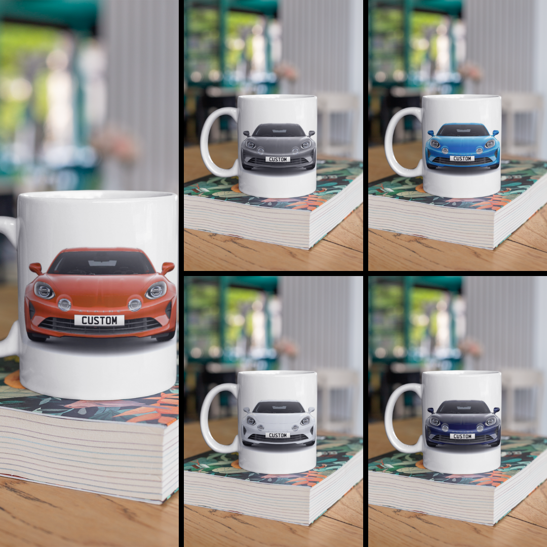 Personalised Alpine A110 S Mug