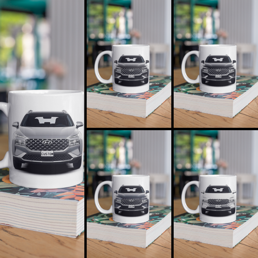 Personalised Hyundai Sante FE Hybrid Mug