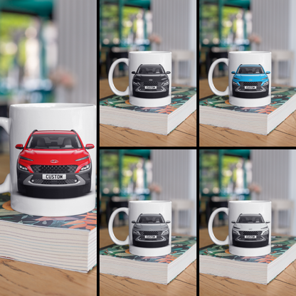 Personalised Hyundai Kona Hybrid Mug