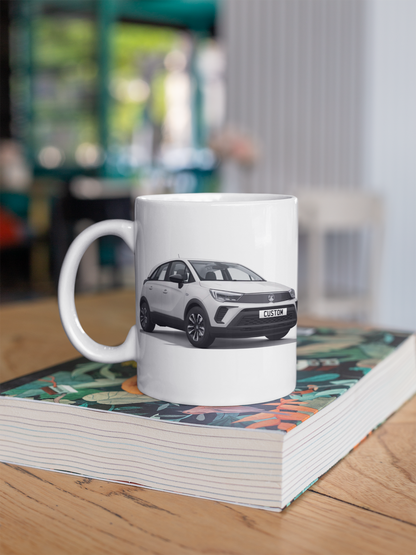 Personalised Vauxhall Crossland Design Mug