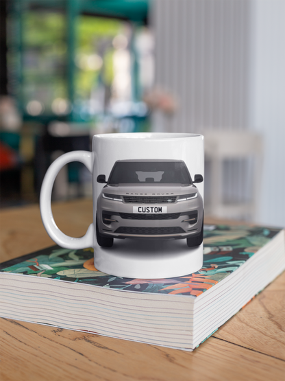 Personalised Land Rover Range Rover Sport Autobiography Mug