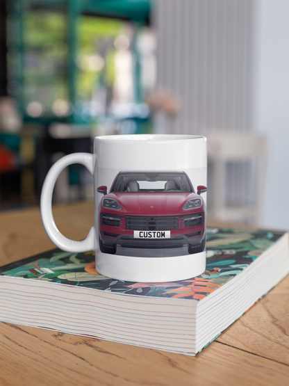 Personalised Porsche Cayenne S Coupe Mug