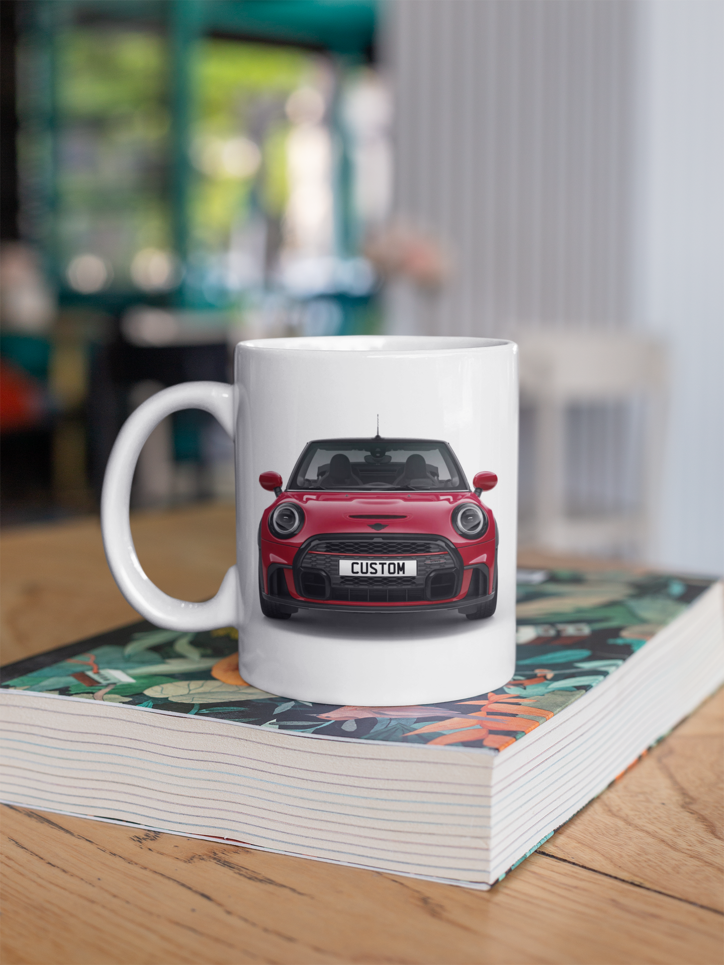 Personalised Mini Convertible John Cooper Works Mug