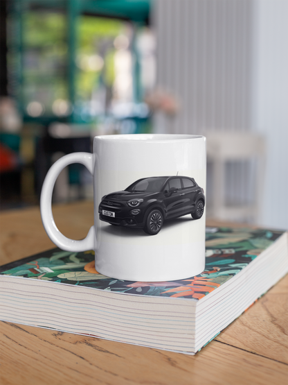 Personalised Fiat 500X Mug