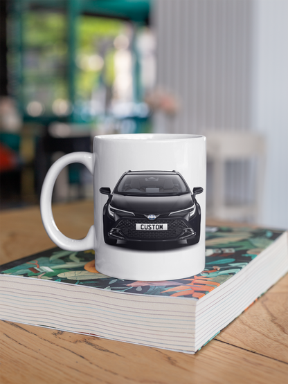 Personalised Toyota Corolla Touring Sport Design Mug