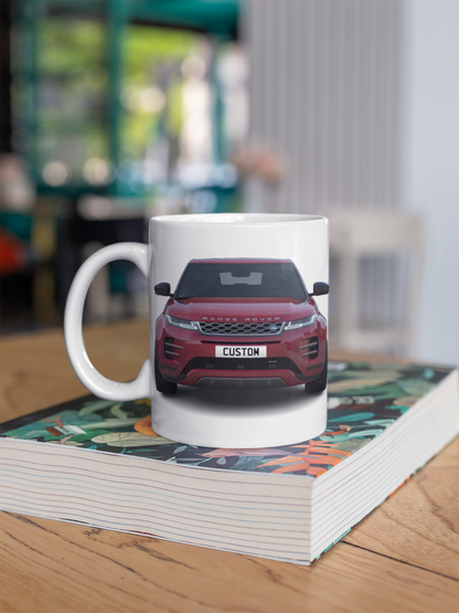 Personalised Land Rover Evoque Mug