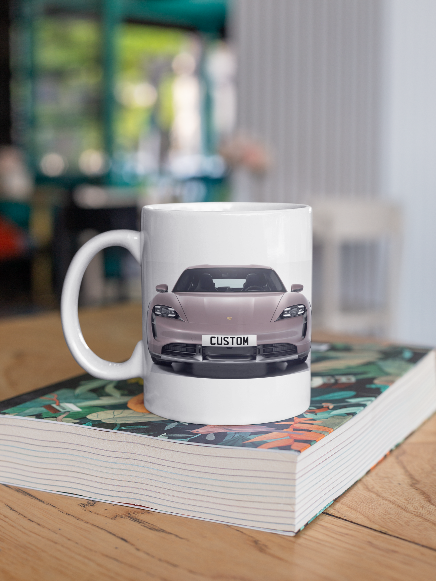 Personalised Porsche Taycan Turbo Cross Turismo Mug