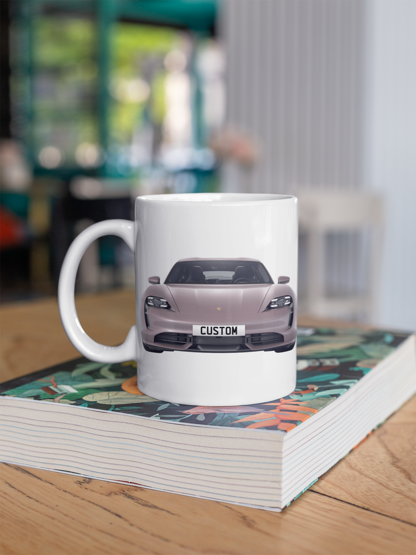 Personalised Porsche Taycan Turbo Sport Turismo Mug