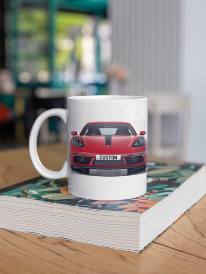 Personalised Porsche 718 Cayman Style Edition Mug