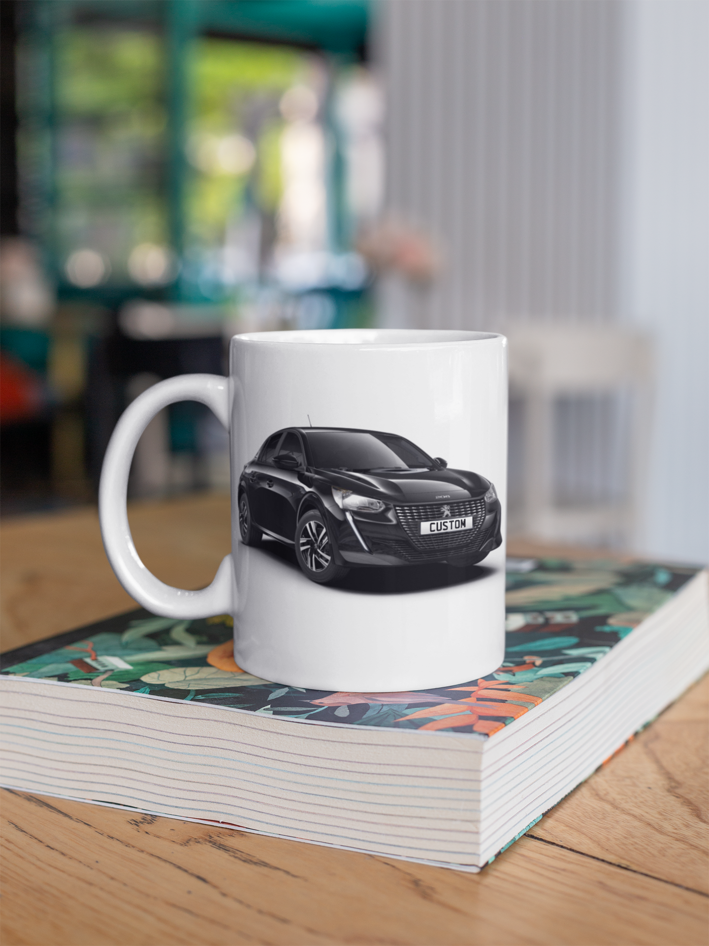 Personalised Peugeot 208 Mug