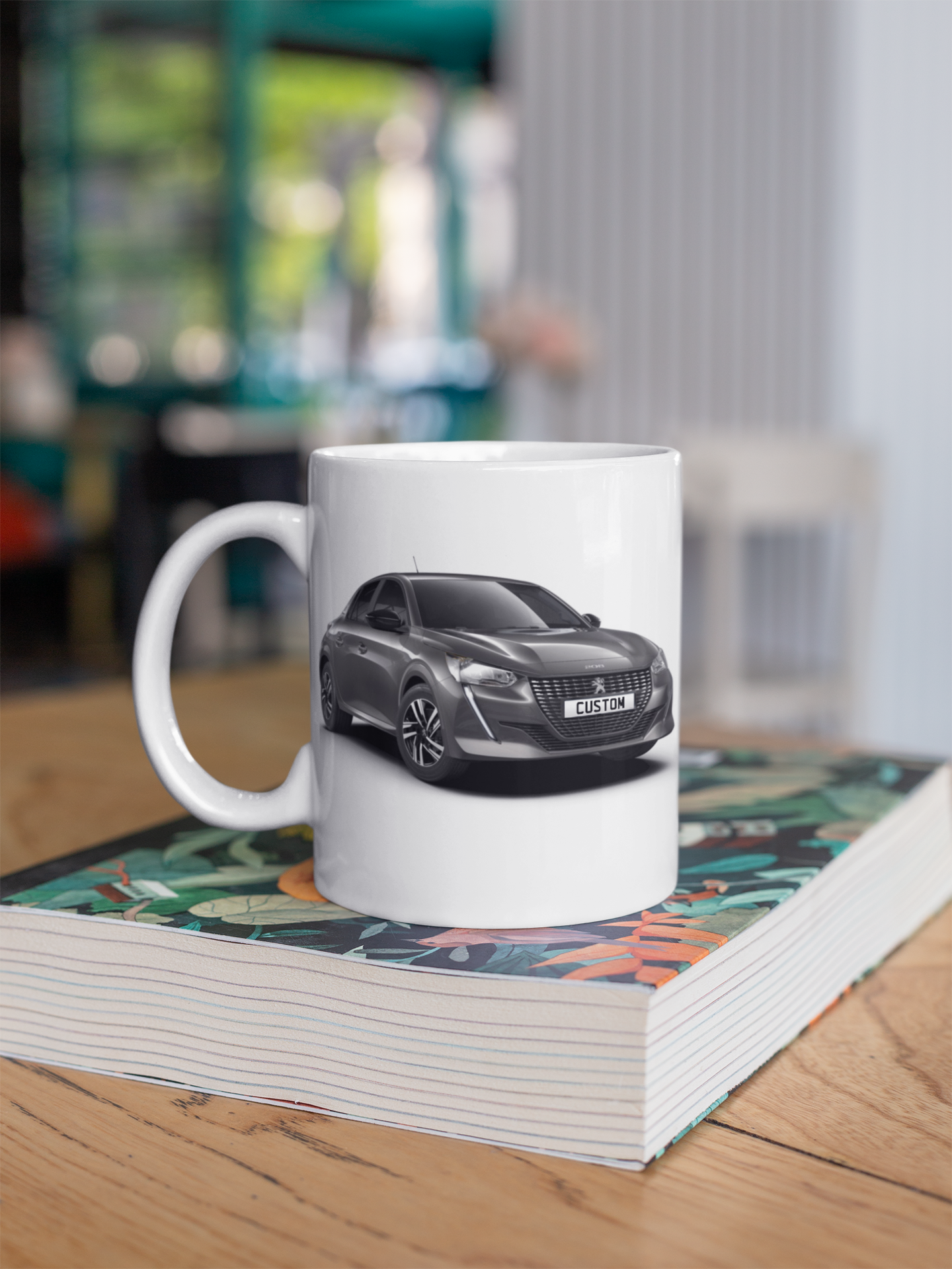 Personalised Peugeot 208 Mug