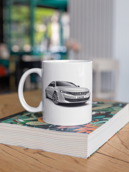 Personalised Peugeot 508 Allure Premium Mug