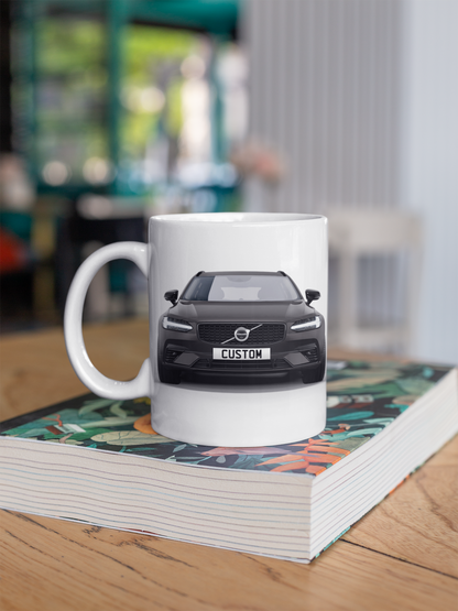 Personalised Volvo V90 Recharge Mug