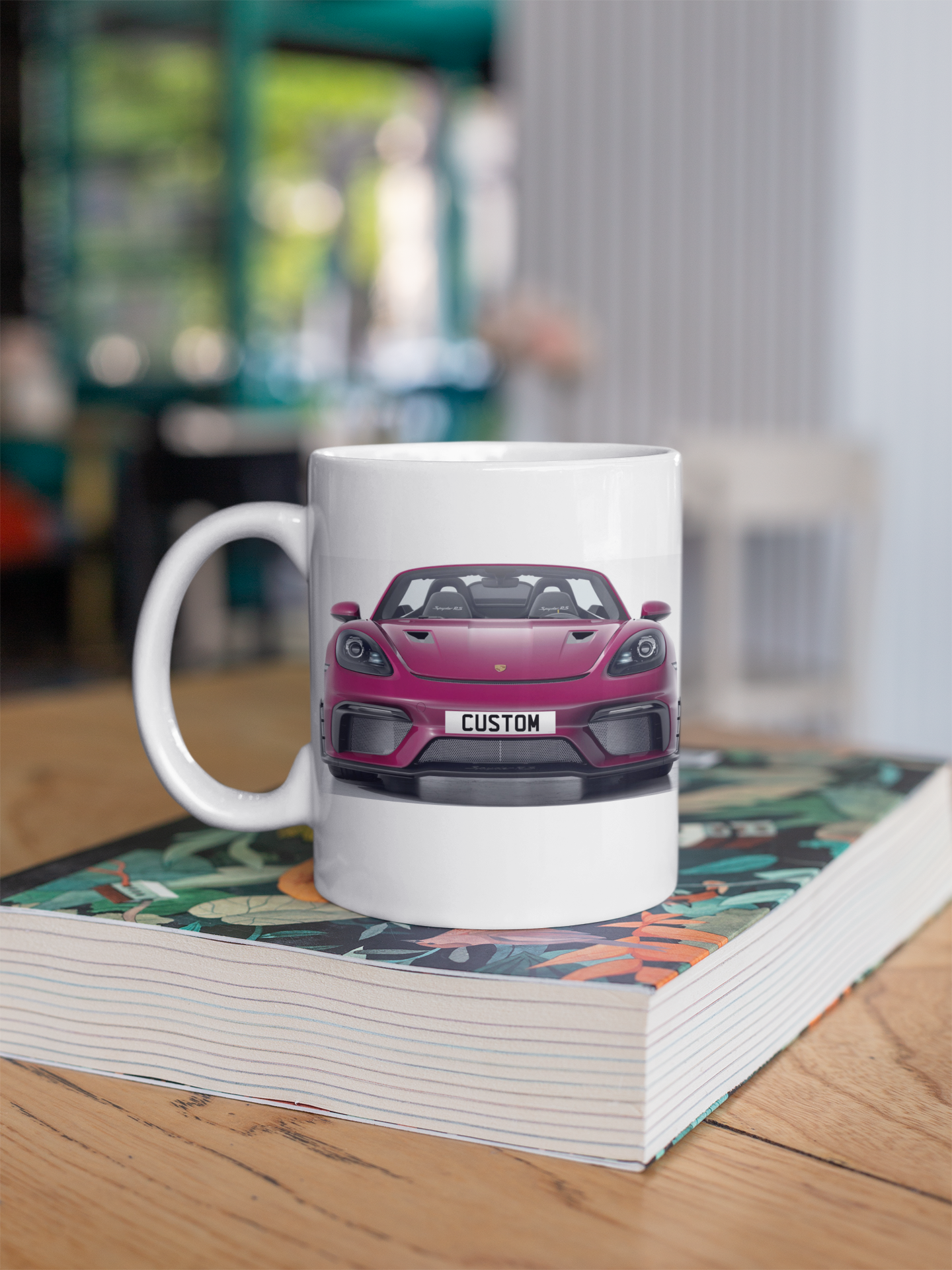 Personalised Porsche 718 Spyder RS Mug