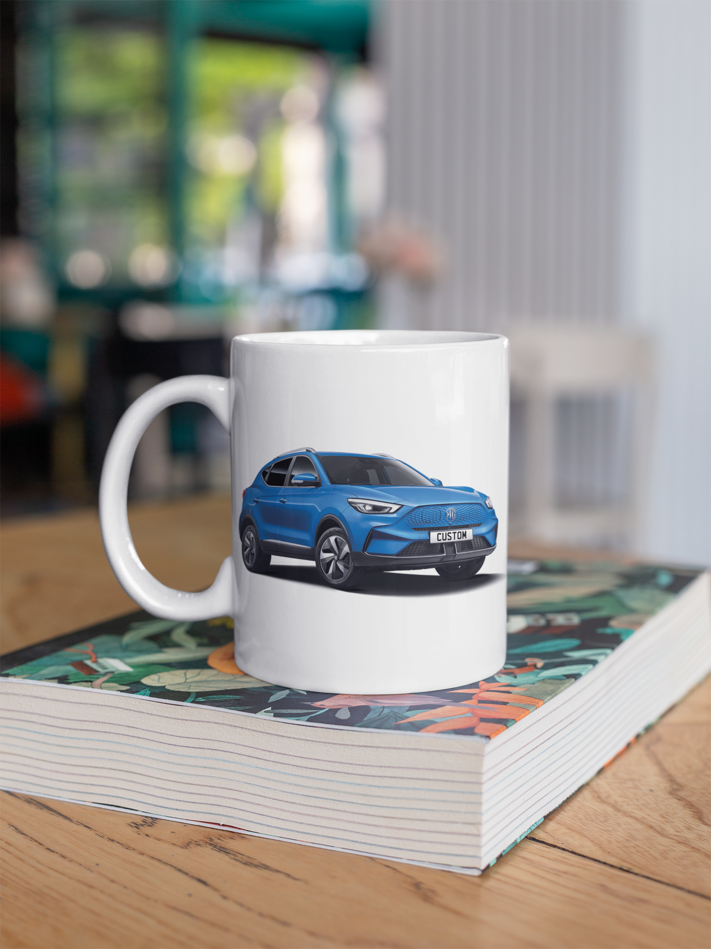 Personalised MG ZS EV Trophy Mug