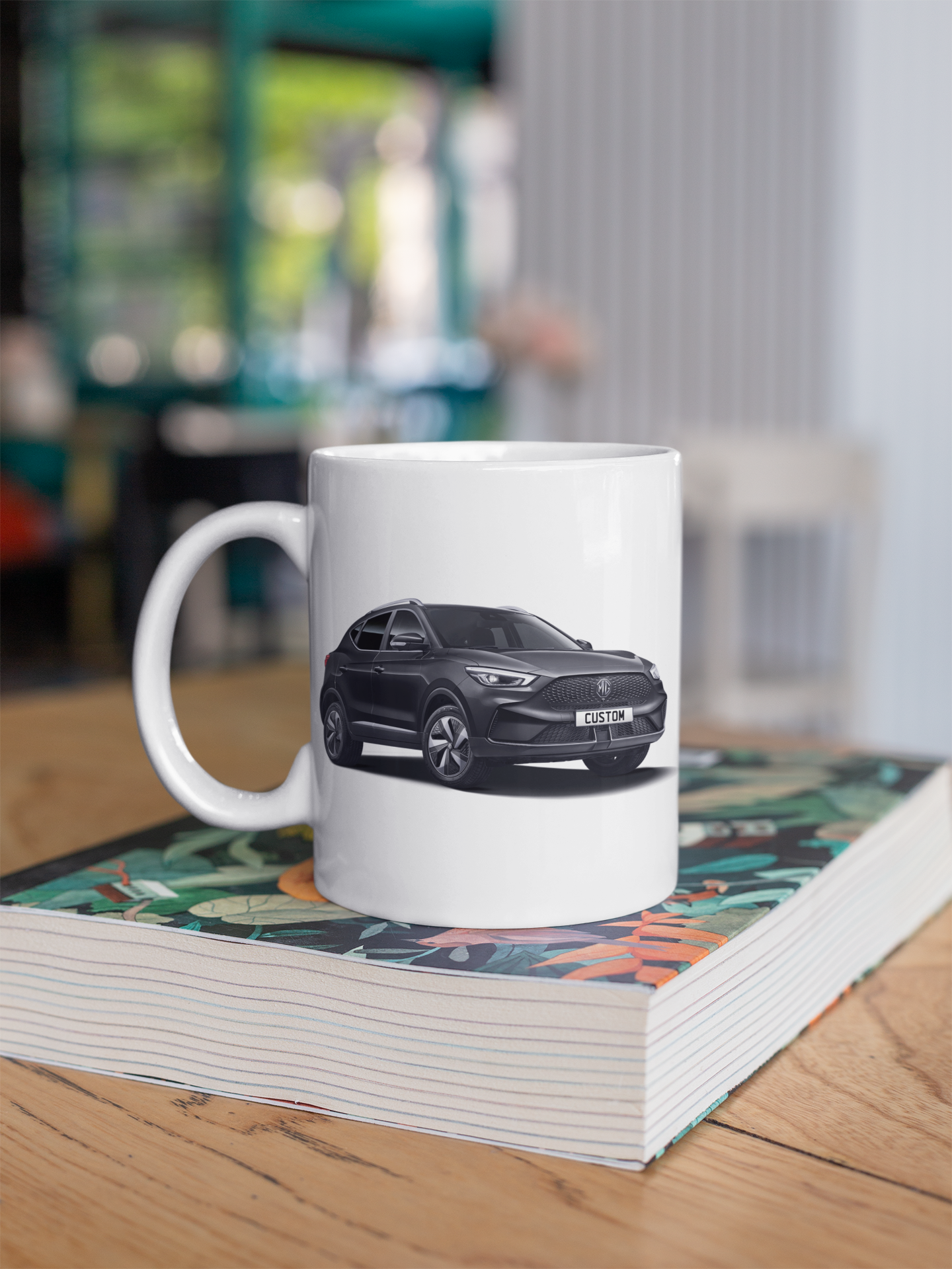 Personalised MG ZS EV Trophy Mug