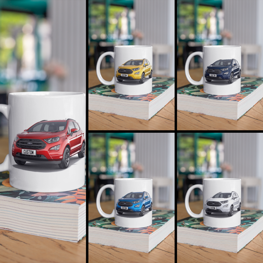 Personalised Ford Ecosport ST-Line Mug