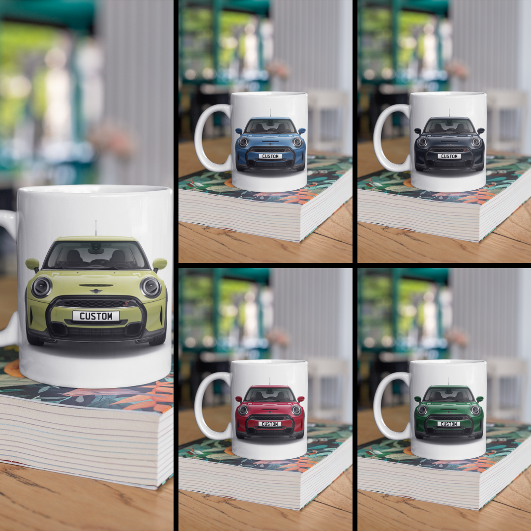 Personalised Mini 5 Door Hatch Cooper S Classic Mug