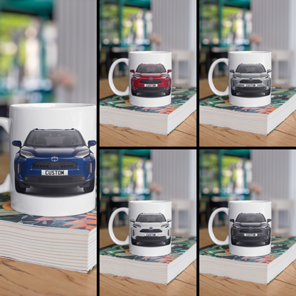 Personalised Toyota Yaris Cross Design Mug