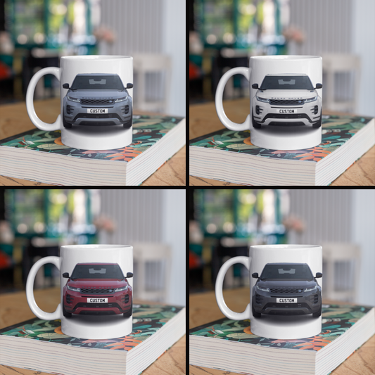 Personalised Land Rover Evoque (Black Exterior Pack) Mug