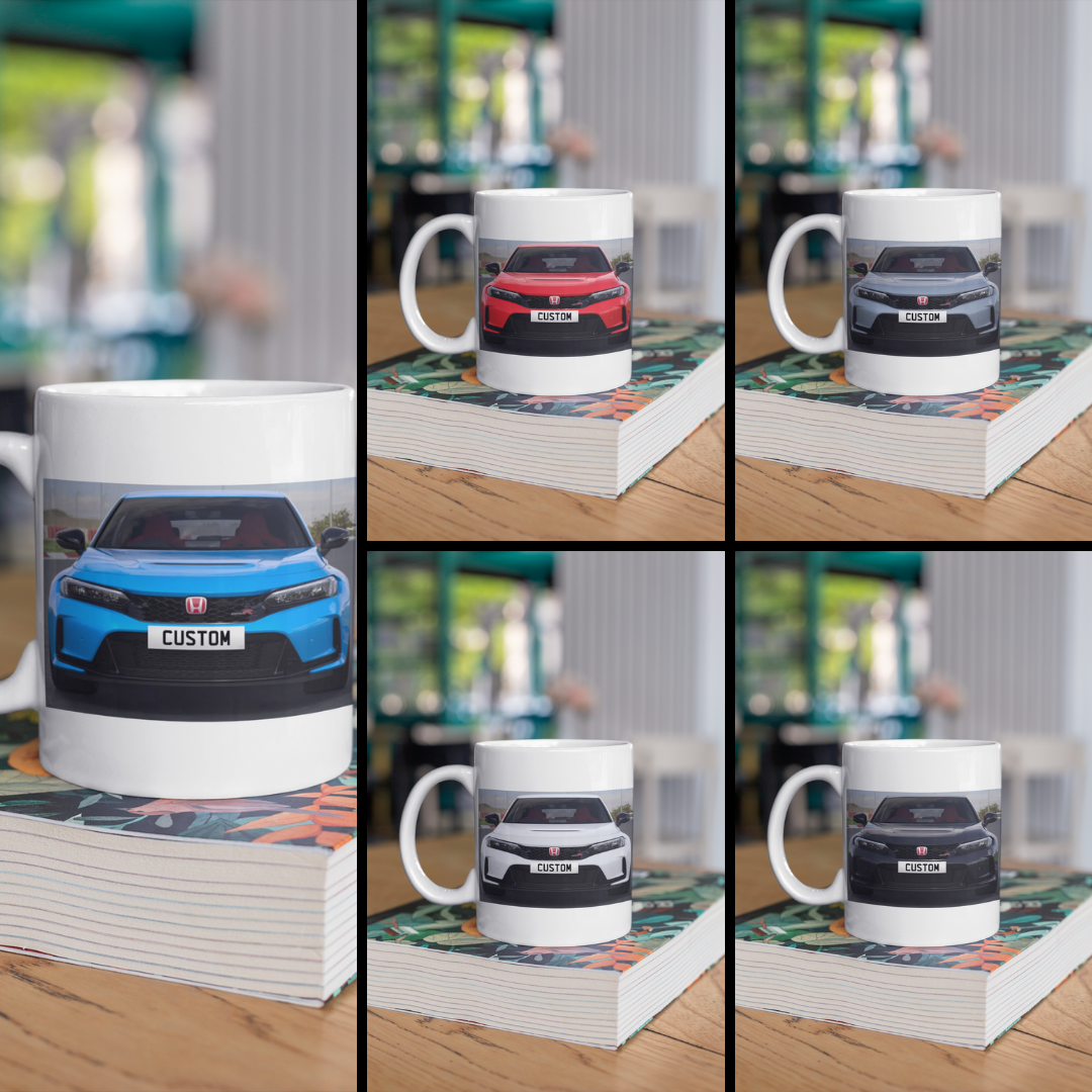 Personalised Honda Civic Type R Mug | Custom Gift for Car & Bike Lovers ...