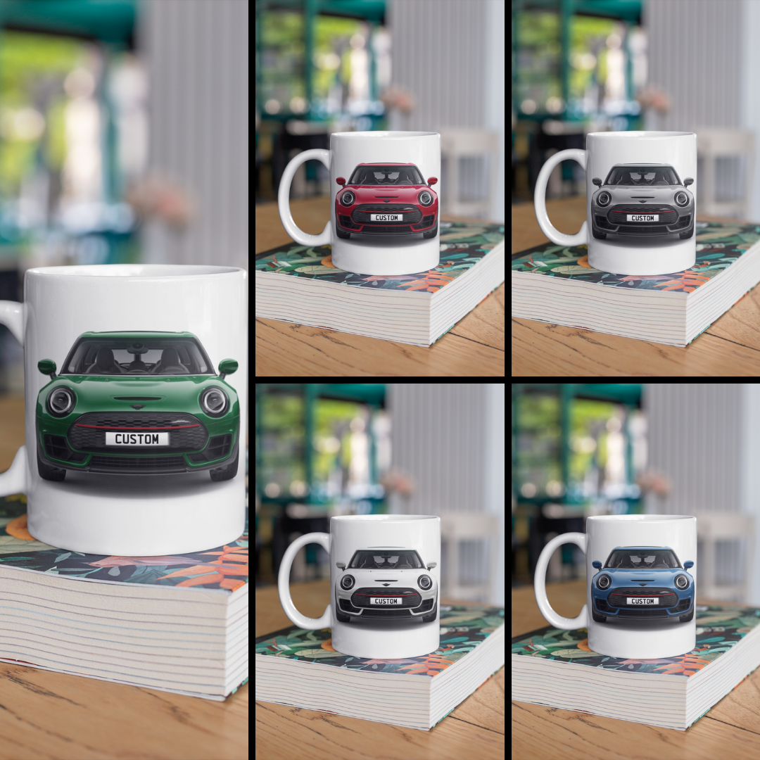 Personalised Mini Clubman John Cooper Works Mug