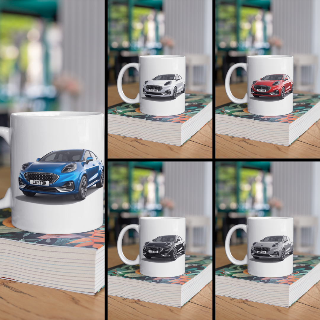 Personalised Ford Puma ST-Line Vignale Mug