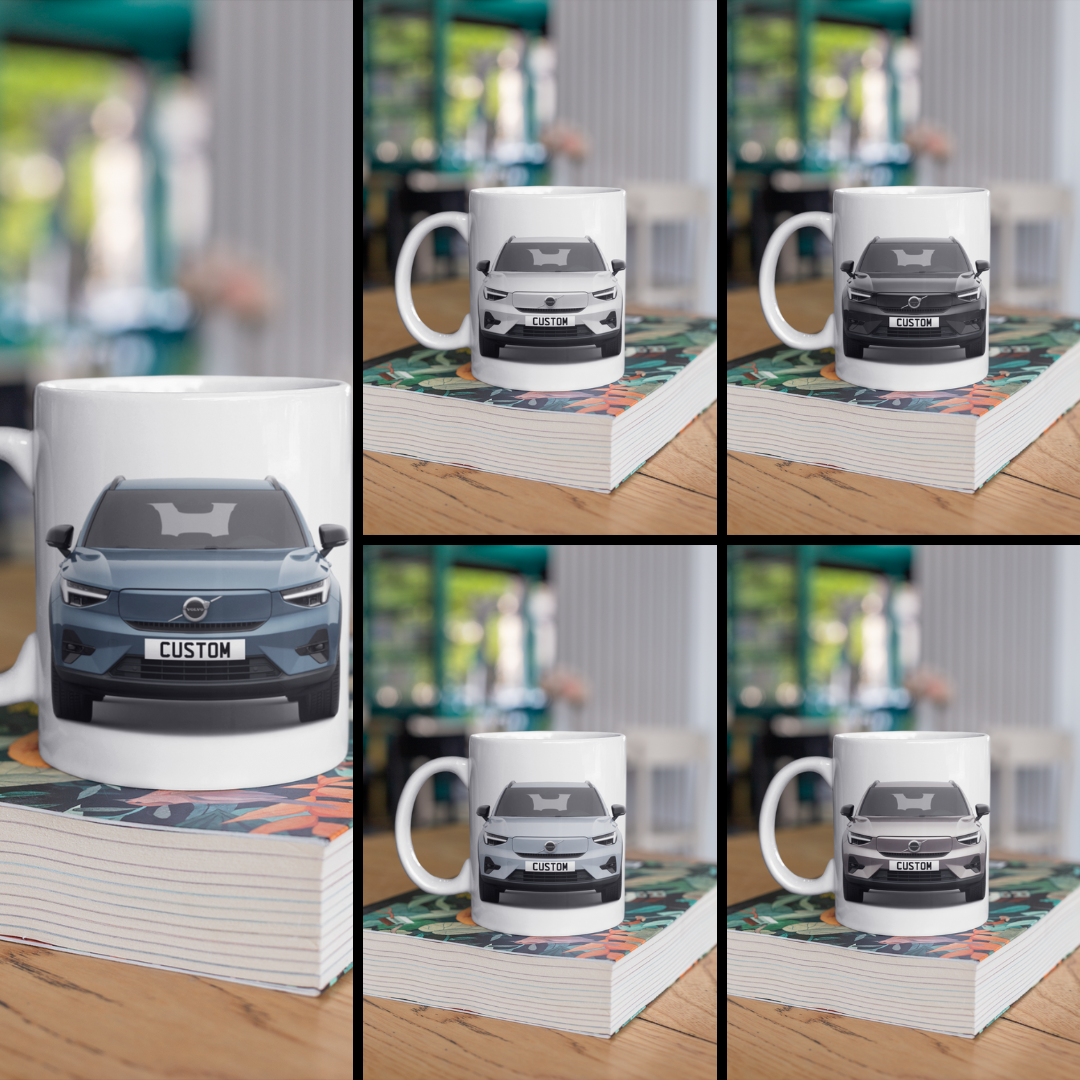 Personalised Volvo XC40 Recharge Plus Mug