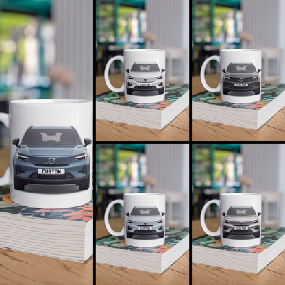 Personalised Volvo XC40 Recharge Plus Mug