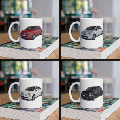 Personalised Fiat 500 Mug