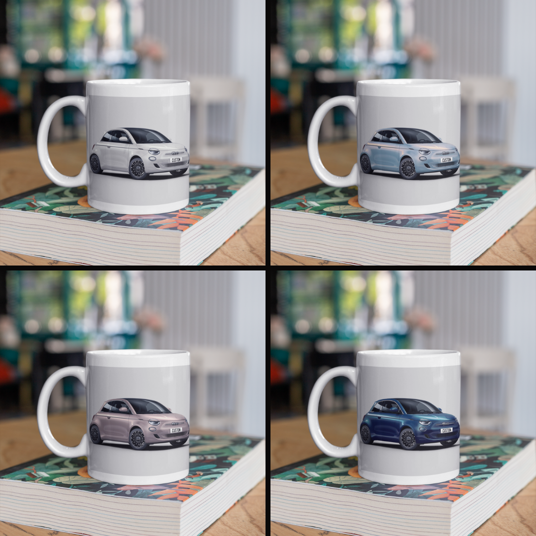 Personalised Fiat 500 La Prima Mug