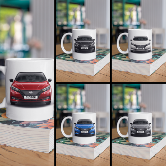 Personalised Nissan Leaf Mug