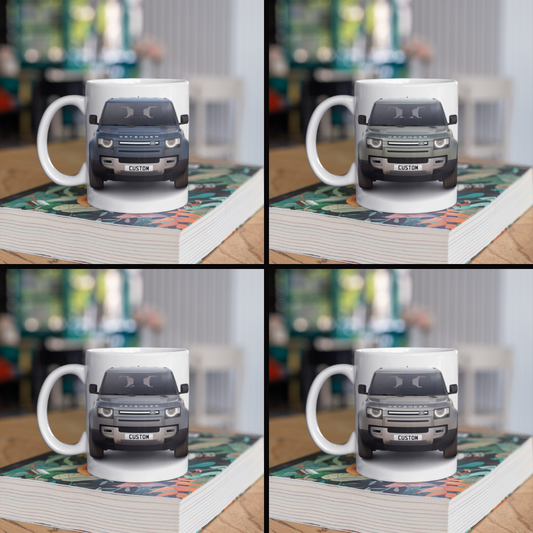 Personalised Land Rover Defender X-Dynamic Mug