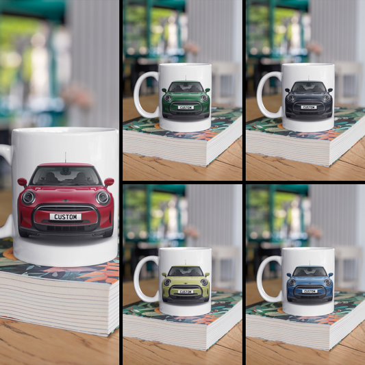 Personalised Mini 3 Door Hatch Cooper Classic Mug